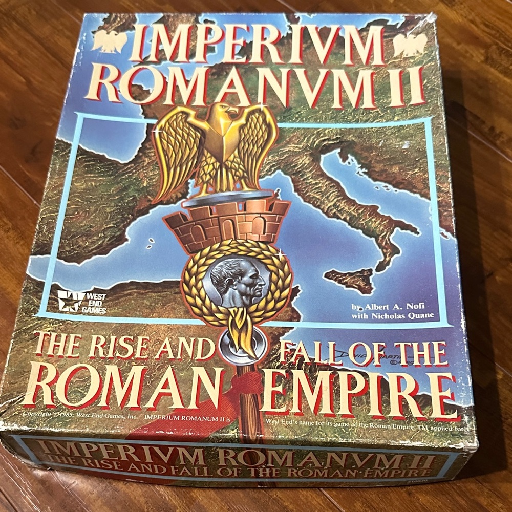 Imperium Romanum II 1985 West End Games Complete Strategy Board Game